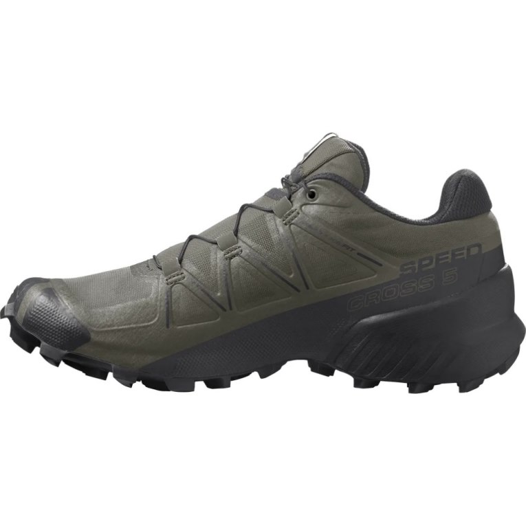 Sapatilhas Trail Running Salomon Speedcross 5 Masculino Verde Oliva | PT A76319